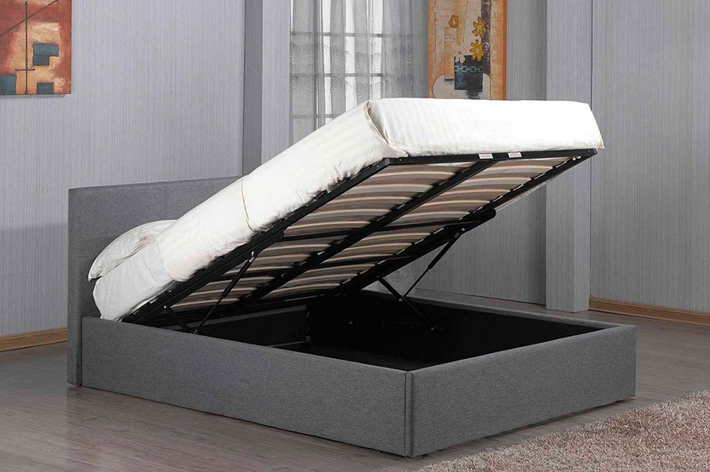 Storage bed frame support
